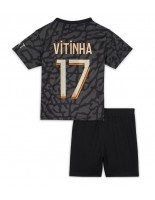 Paris Saint-Germain Vitinha Ferreira #17 Alternativní dres pro děti 2023-24 Krátký Rukáv (+ trenýrky)